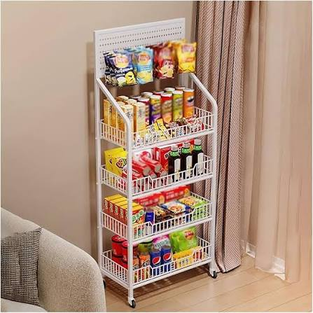 Snacks and drinks rack in a small retail tuck shop